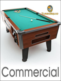TurboSquid Pool table 8ft Commercial