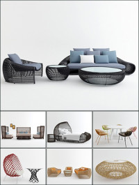 3D Models Outdoor Furniture Collection from 3D66