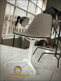 TurboSquid Eames Plastic Side Chair by BBB3viz