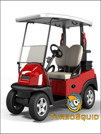 TurboSquid Golf Car