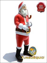 TurboSquid Santa Claus Pose1