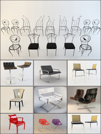 3DDD Sidechairs 3D models