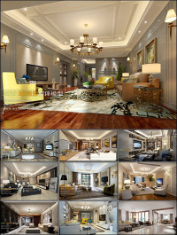 Modern Style Livingroom 3D66 Interior 2015 Vol 9