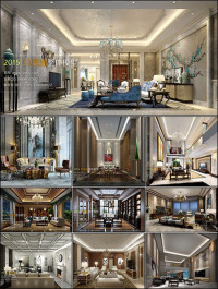 Modern Livingroom Fusion Style 3D66 Interior 2015 Vol 1