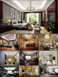 European Bedroom Style 3D66 Interior 2015 Vol 1