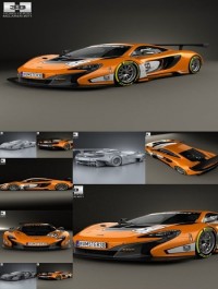Hum3D McLaren 650S GT3 2015 3D model