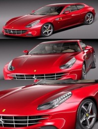 Ferrari FF 2012 3d Model