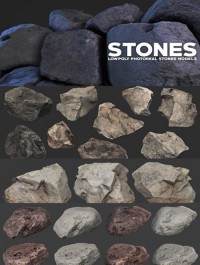 Photoreal Stones 3D