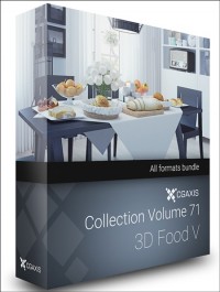 CGAXIS MODELS VOLUME 71 3D FOOD V