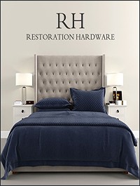 Restoration Hardware Tufted Platform bed