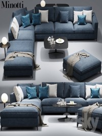 Minotti Andersen sofa CLYFFORD Modular sofa