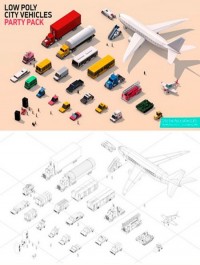 CM Low Poly City Cars Vehicles Pack 1550794