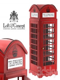 SHOWCASE LONDON TELEPHONE BOX