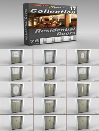 DigitalXModels 3D Model Collection Volume 17 RESIDENTIAL DOORS