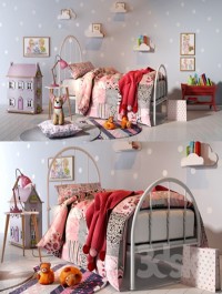 Girl bedroom set 01
