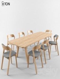 Ton Merano chair Table stelvio