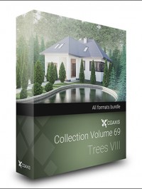 CGAxis Models Volume 69 Trees VIII