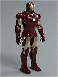 Iron Man mark 3 3D model