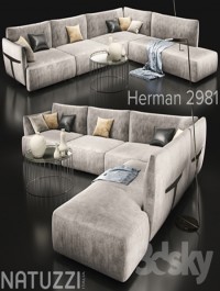Sofa natuzzi herman 2981