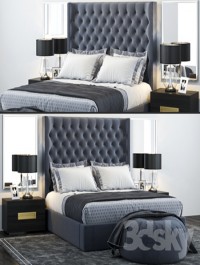 Restoration Hardware Zadie Tufted Bed