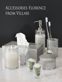 Set of luxury accessories for the bathroom from Florence Villari