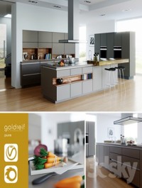 Goldreif by Poggenpohl Pure Kitchen (vray + corona)