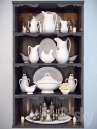 Dishes for shelves Decor Shelf