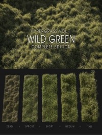 Vertex Library HyperGrass 01 WildGreen