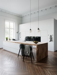 Cgtrader White Kitchen by Kvik 3D model
