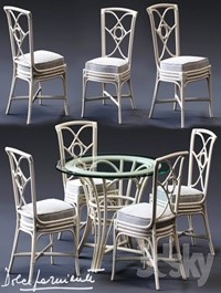 Dolcefarniente ORTENSIA Chair & IRENE Table