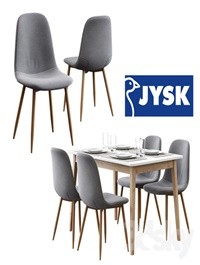 Jysk / Jonstrup Chair Gammelgab Table