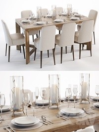 Curations Limited Gernoble & Torino table set