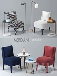 Chair Meridiani Cecile