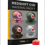 Pixel Lab Redshift C4D Material Pack 3