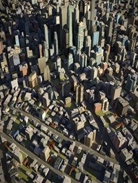 City 23 Low-poly 3D model