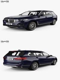 Hum3D BMW X7 (G07) 2019 3D model