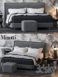 Bed by Minotti