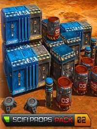 SciFi Base Props Pack 02