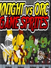 Knight vs Orc Game Sprites