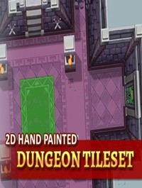 2D Hand Painted Dungeon Tileset