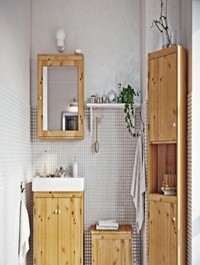 Nordic bathroom cabinet model combination