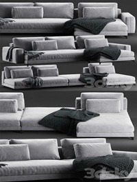 Rolf Benz 007 Nuvola sofa set