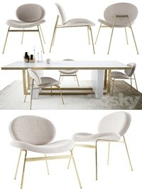Jane Dinning Chair and Whitney Dining Table by West elm Collection