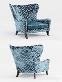 Massoud Viviette Wing Chair