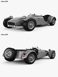 Lotus Seven 1957 3D model