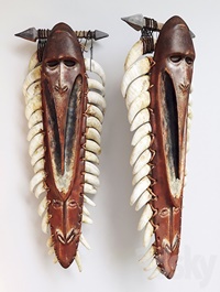 African shaman mask