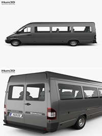 Mercedes-Benz Sprinter Passenger Van L3H2 2000 3D model