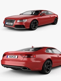 Audi, RS5, 2011, 3D, model