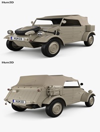 Volkswagen Kubelwagen 1945 3D model