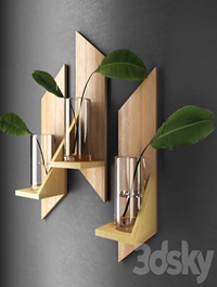 Decorative shelves with sheets